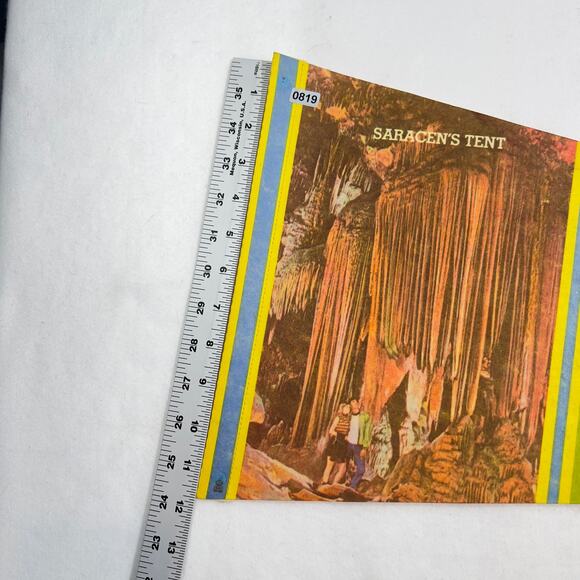 Luray Caverns Souvenir VINTAGE Felt Pennant Large 30" x 12" - Picture 6 of 11